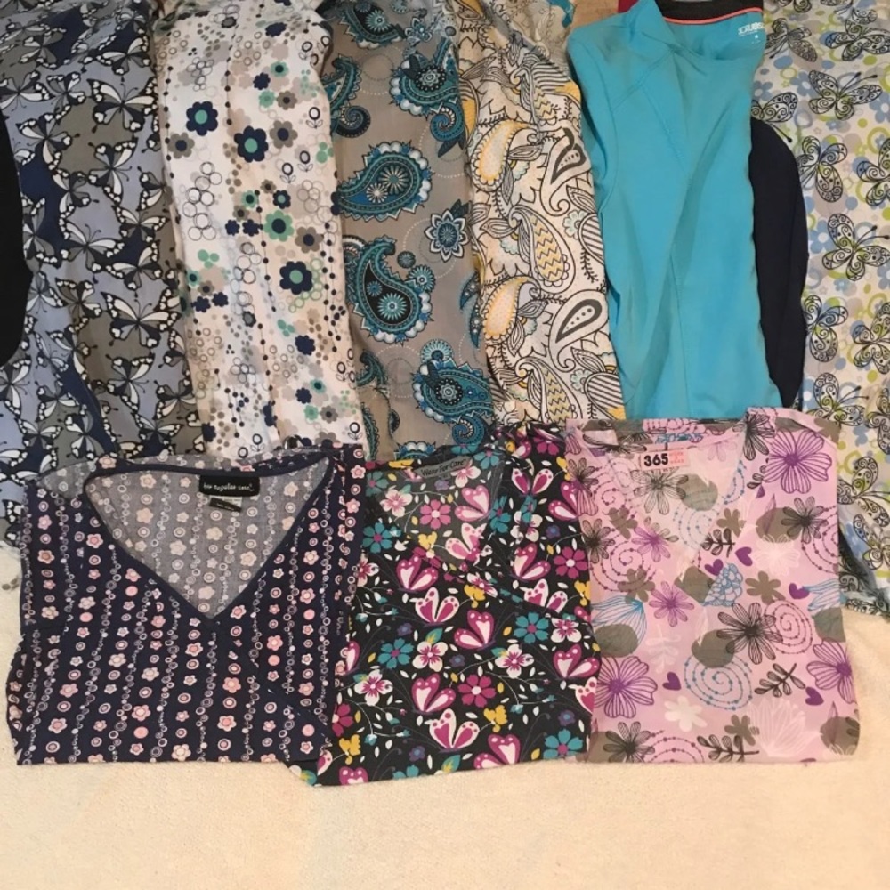 Scrub tops